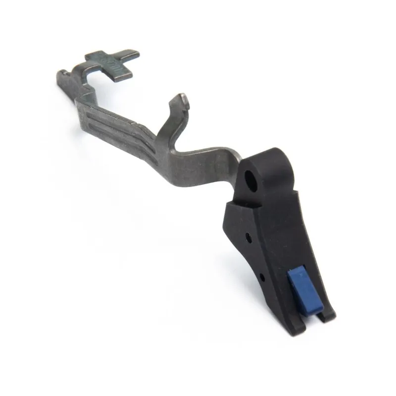 TRIGGER ASSEMBLY, PERFORMANCE, GLOCK, GEN 5, FLAT TRIGGER, BLACK/BLUE SAFETY