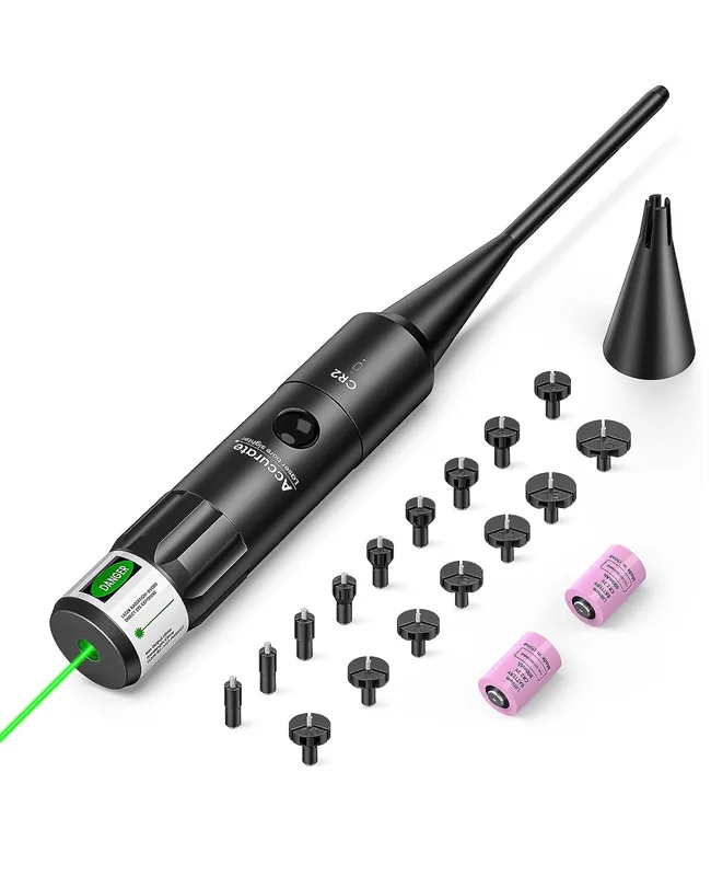 CVLIFE Bore Sight Kit Green Laser with Big Button Switch – Global