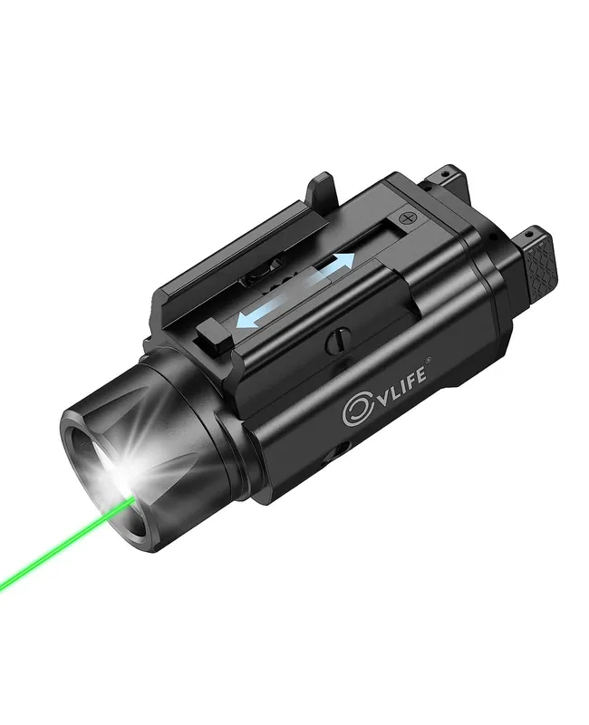 CVLIFE 1350 Lumens Pistol Laser Light Combo