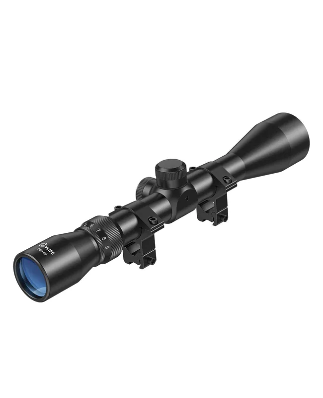 CVLIFE FoxSpook 3-9×40 Optics R4 Reticle Crosshair Scope with 11mm Free Dovetail Mounts