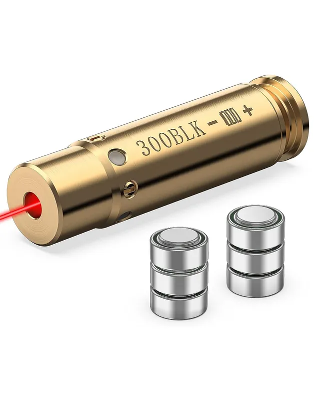 CVLIFE Red Laser Bore Sight 300BLK Zeroing Bore Sighting with Batteries – Global