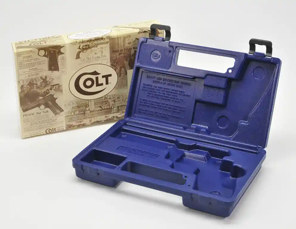 Colt Factory Molded Hard Case With Picture Box. Fits 2-6 Inch Bbl Python