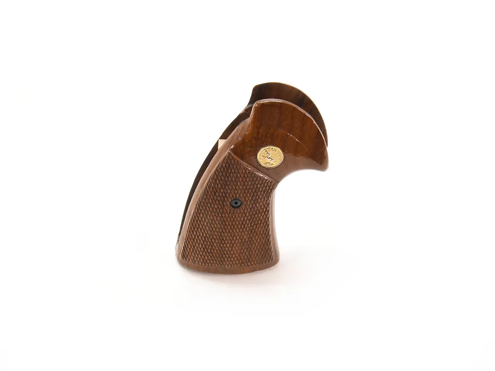 Colt I-Frame Late Gen 3 Grips For Python With Gold Medallions