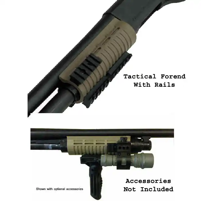 Phoenix Tech Tactical 12 GA Mossberg 500, 590, 835 Forend With Rails