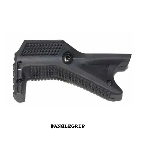 GunTec Angled Polymer Grip For Picatinny Rail – Black