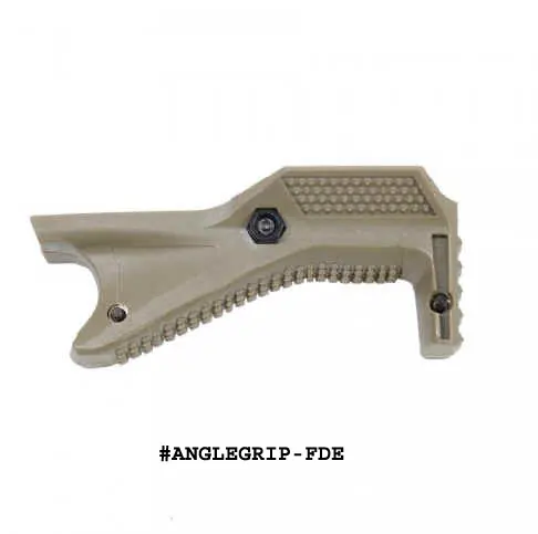 GunTec Angled Polymer Grip For Picatinny Rail – FDE