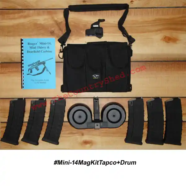 Mini-14 Tapco Mag Kit (30 Round Mags) + Drum -Restricted Item -Check Your Local and State Laws Prior To Ordering