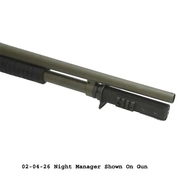 Choate Mossberg 12ga 835 590 Night Manager 7 Shot Extension With Accessory Rail – Matt