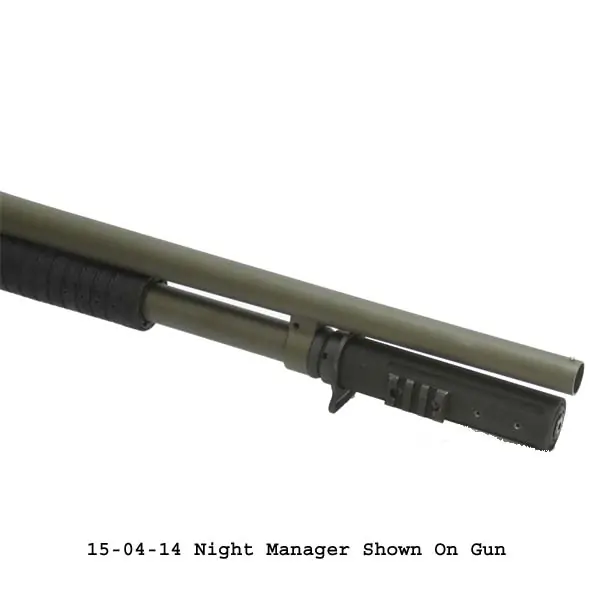 Choate Fabarm FP6, Benelli NOVA, Franchi 912 and 612 Franchi, H&R Excell Auto 1871, Tri Star Cobra, Raptor Night Manager 7 shot 12ga 7 Shot Extension w/Accessory Rail- Matt