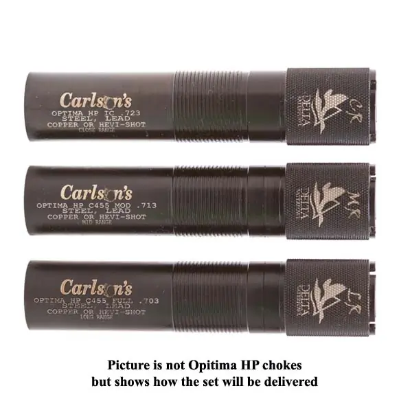 Carlson‘s Beretta Optima HP 12 Gauge Waterfowl Choke Tube Set