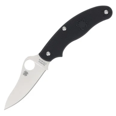Spyderco UK Penknife SlipIt Folding Knife (Drop Point Black FRN) SPC94PBK3