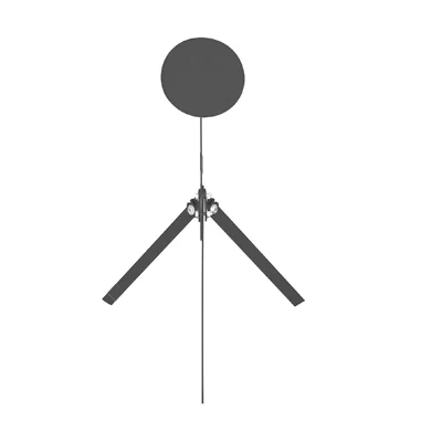Action Target PT Practice Target, 8″ Circle Plate, Heavy Duty AR550 Steel