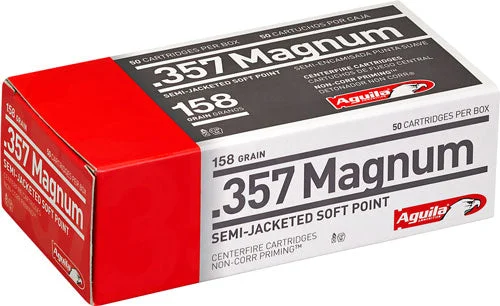 Aguila 1E572823 Target & Range Semi Jacketed Soft Point158 Grain .357 Magnum