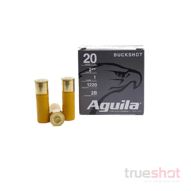Aguila 20 Gauge #2 Shot 2.75″ 1 oz. 1220 FPS – High-Quality Ammunition