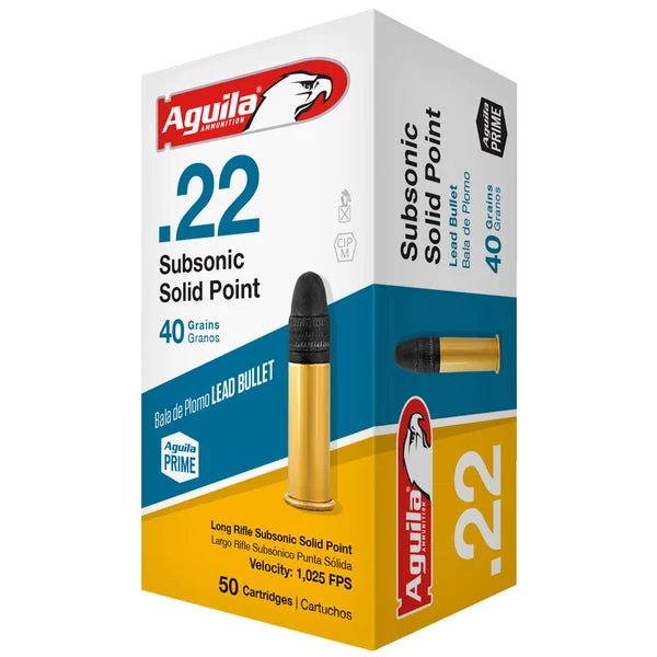 AGUILA 22LR SUBSONIC 40GR 50RD