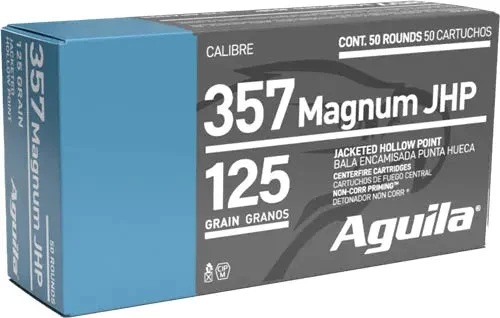 AGUILA 357 MAG 125GR JHP 50RD