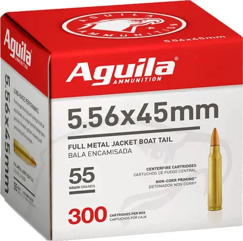 AGUILA 5.56X45 55GR FMJ 300RD
