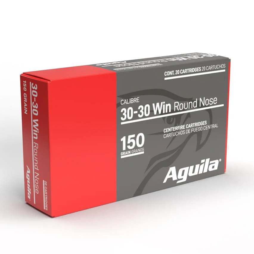 Aguila 80801AG 30-30Win 150gr InterLock Boat Tail Soft Point 20 Per Box/10 Case