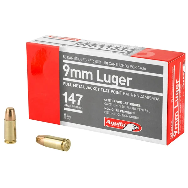 AGUILA 9MM 147GR FMJ FP 50RD