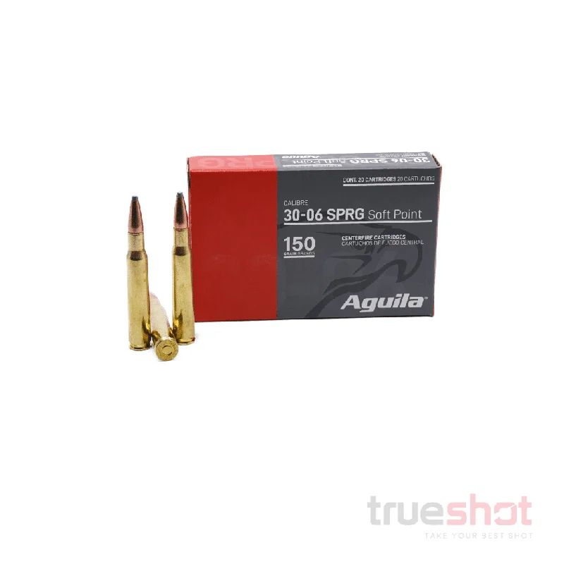 Aguila Interlock 30-06 Springfield 150 Grain BTSP – High-Quality Ammunition for Precision Shooting