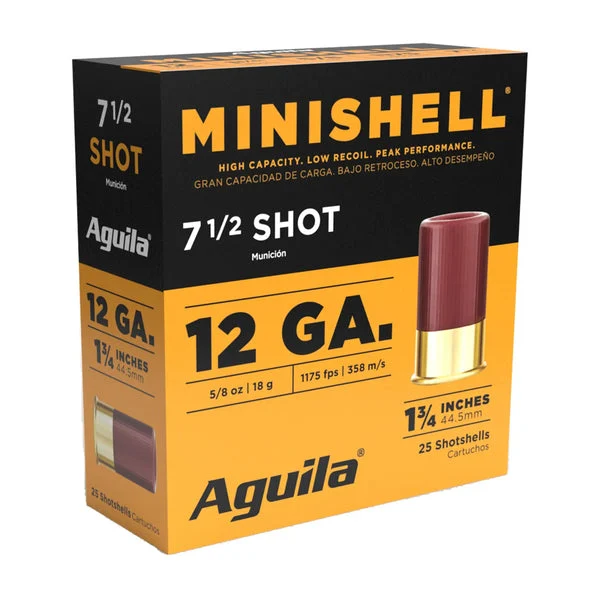 AGUILA MINISHELL 12GA 1.75 #7.5 25RD