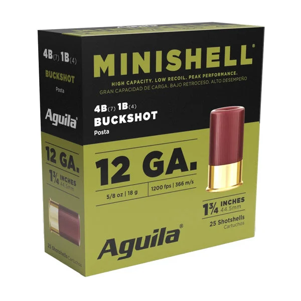 AGUILA MINISHELL 12GA 4 BUCK 25RD