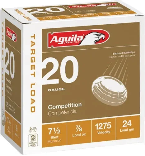 AGUILA SHOTSHELL 20GA 2.75" 7/8OZ #7.5 250RD CASE