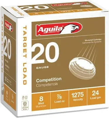 AGUILA SHOTSHELL 20GA 2.75" 7/8OZ #8 250RD CASE