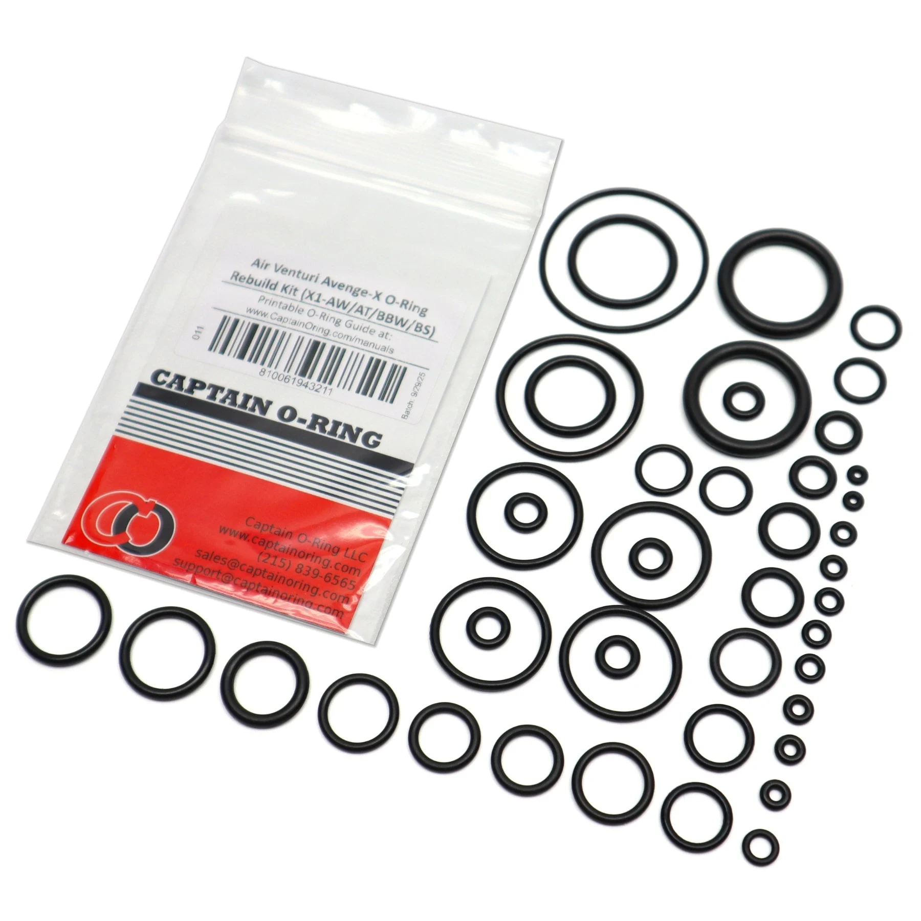 Air Venturi Avenge-X (.177, .22, .25) O-Ring Kit