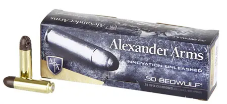 Alexander Arms AB200ARXBX PolyCase Inceptor ARX50Beowulf 200gr Inceptor ARX 20 Per Box/10 Case
