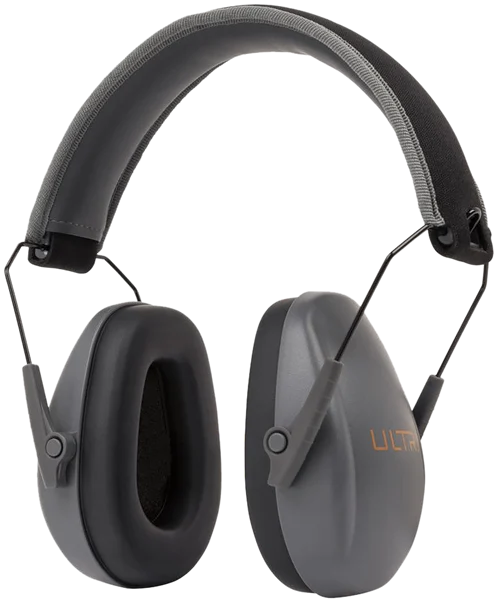 Allen ULTRX Slim Profile Passive Muff, Earmuff, NRR 23dB, Gray