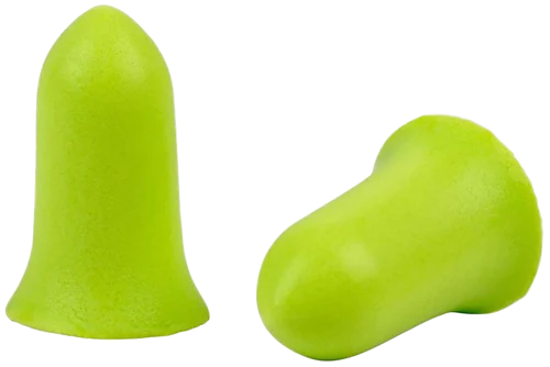 Allen ULTRX Tapered Foam Plugs, NRR 32 dB, Lime, 50 Pairs