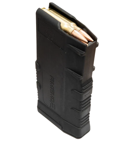 Amend2 MOD-2 20rd,7.62x51 Fits AR-10 Black Polymer
