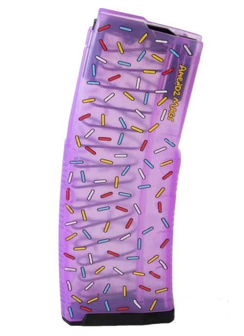 Amend2 Mod- C Magazine, 223 Remington/5.56mm, 30rd, Fits AR s, Polymer Construction, Translucent Finish, Pink