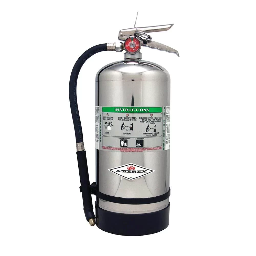 Amerex 6 Liter Wet Chemical Class K Kitchen Extinguisher