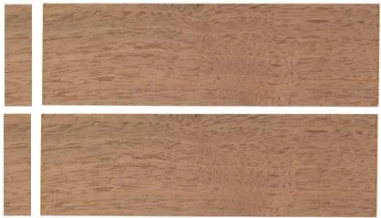 American black walnut knife handle scales,two scales3/8" x 1-1/2" x 5"