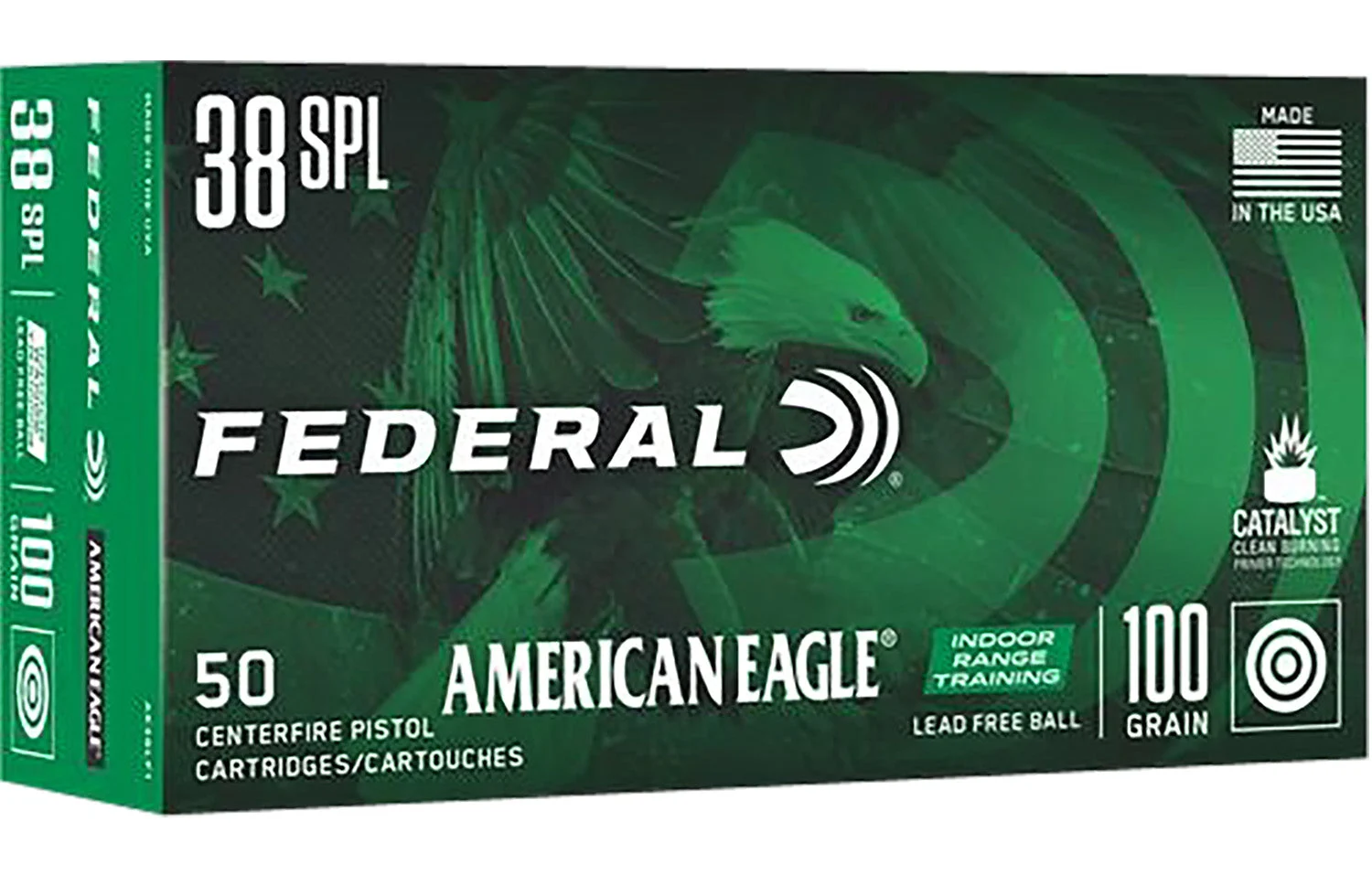 American Eagle AE38LF1 IRT Training Lead-Free IRT100 Grain .38 Special