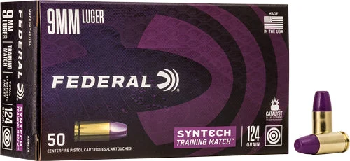 American Eagle AE9SJ3 Syntech LEAD-FREE Training Match Total Syntech Jacket Flat Nose147 Grain 9mm Luger/Parabellum