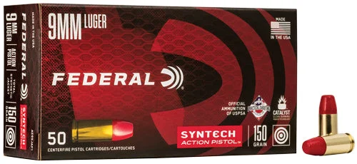 American Eagle AE9SJAP1 Syntech Action Pistol Flat Nose150 Grain 9mm Luger/Parabellum
