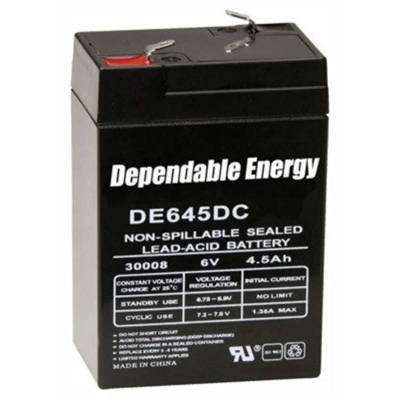 American Hunter Battery – Rechargeable 6v 4.5amp F-tab