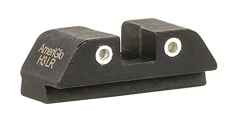 AmeriGlo GL8113R Tritium Rear Sight for GlockGreen Tritium White Outline Rear Sight