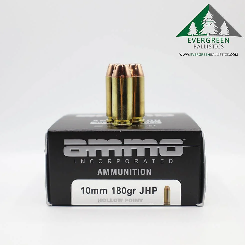 Ammo Inc 10mm 180 Grain JHP Ammo