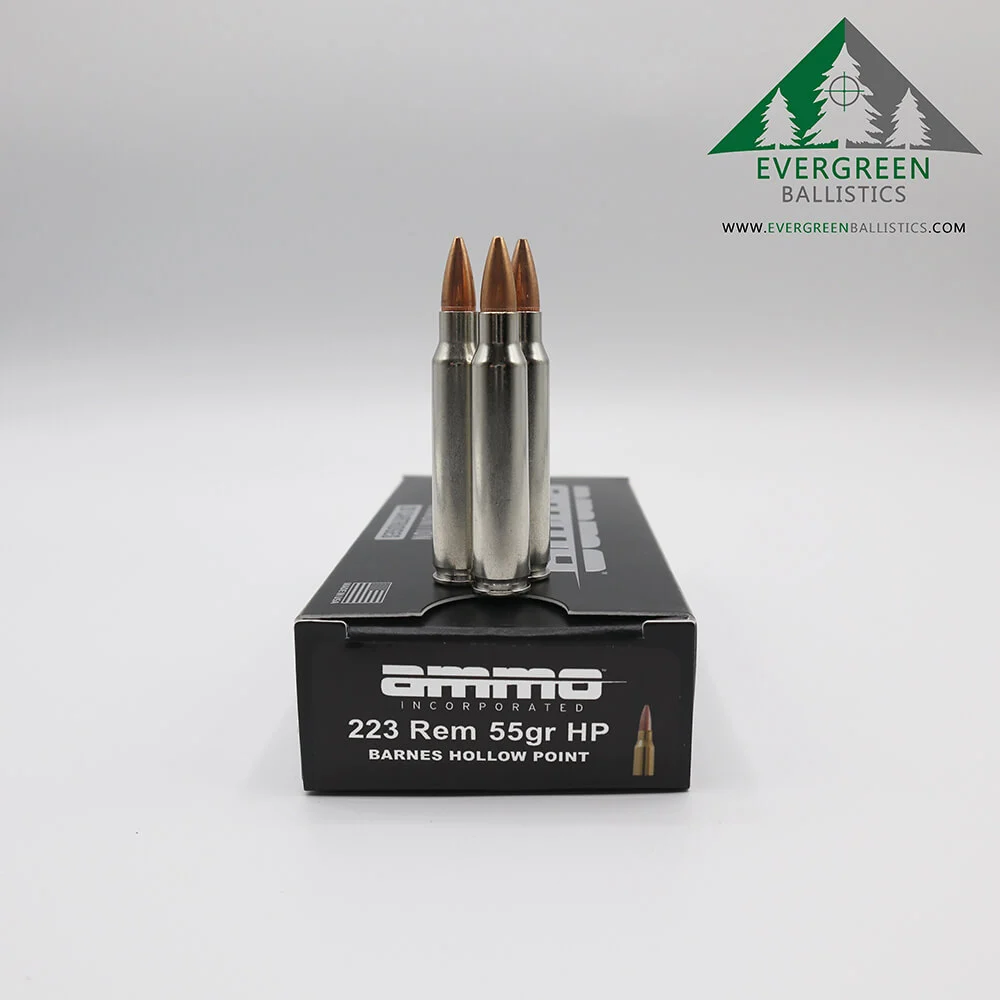 Ammo Inc 223 Rem 55 Gr HPBT NP Ammo