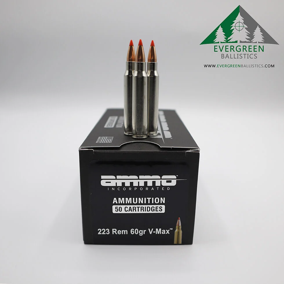 Ammo Inc 223 Rem 60 Gr V-MAX NP Ammo
