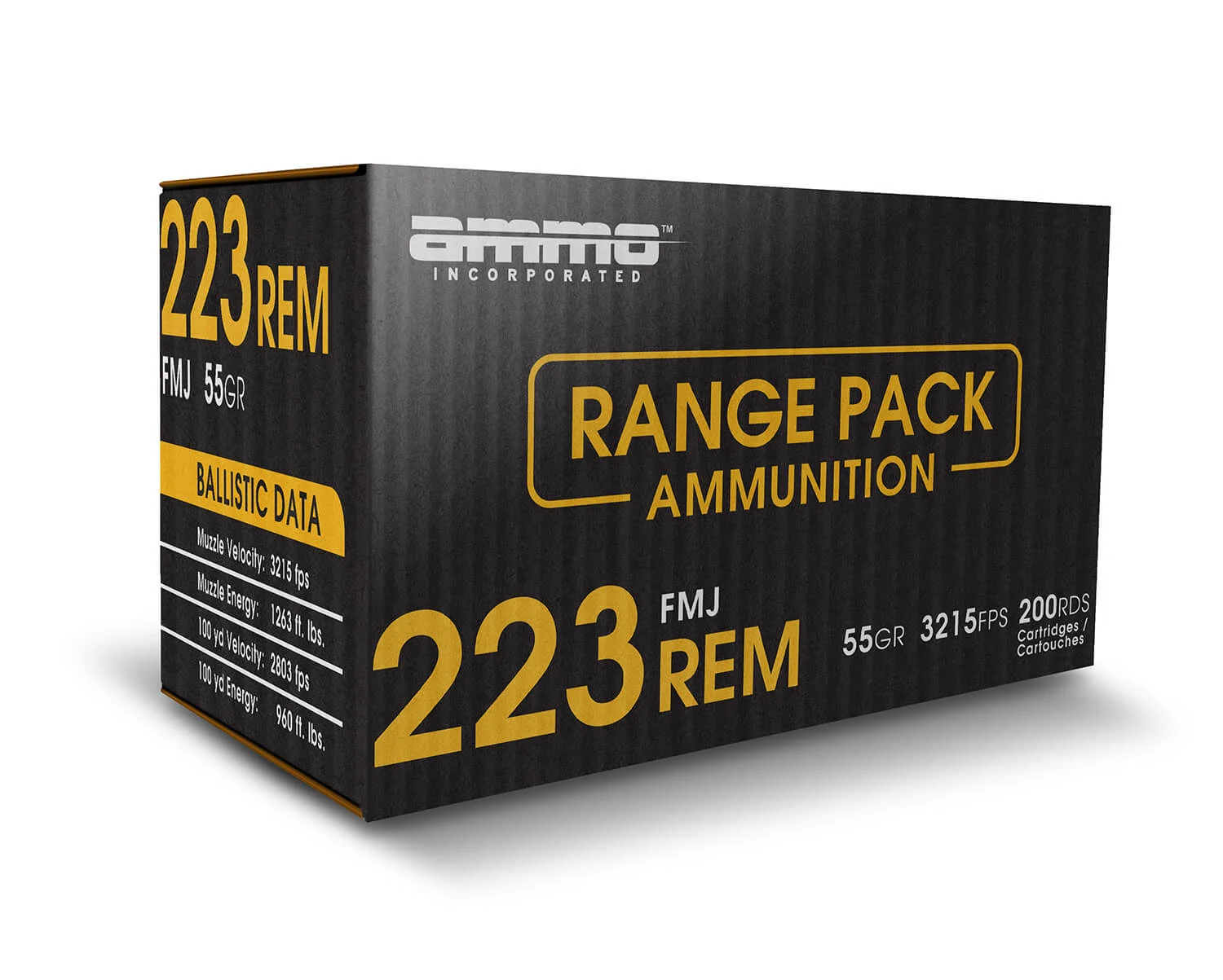 Ammo Inc 223 Remington 55 Gr FMJ Range Pack