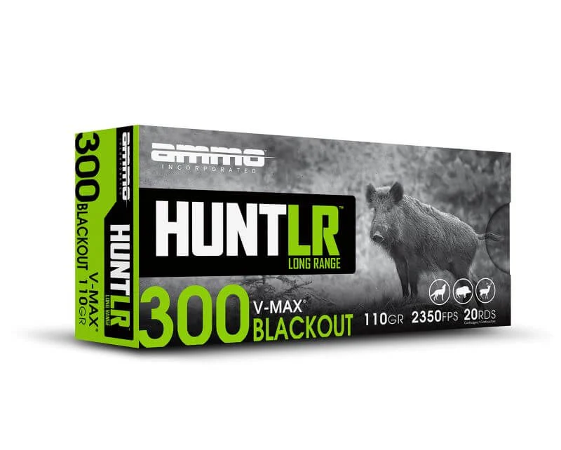 Ammo Inc 300 Blackout 110 Gr V-MAX Ammo