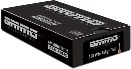 AMMO INC 308 WIN 150GR FMJ 20RD