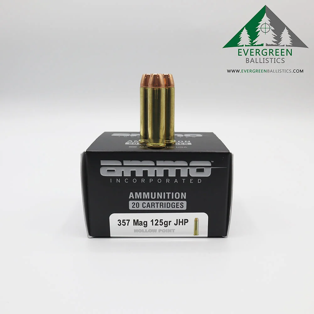 Ammo Inc 357 Mag 125 Gr JHP Ammo