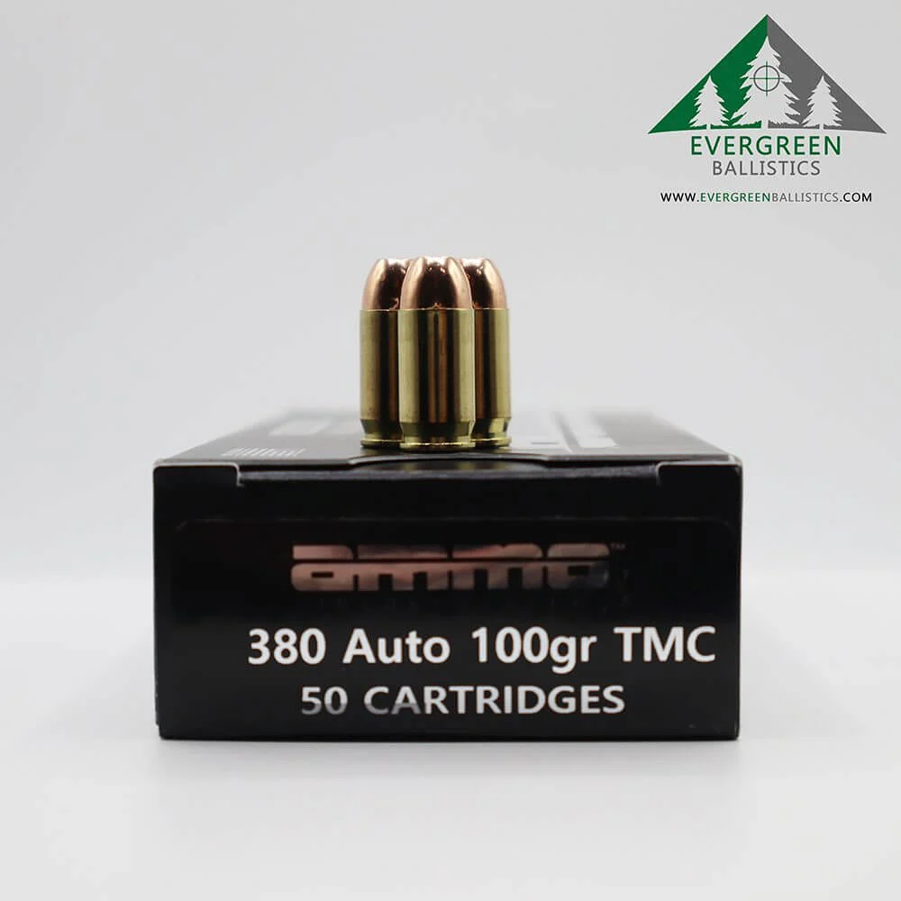 Ammo Inc 380 Auto 100 Grain TMC Ammo