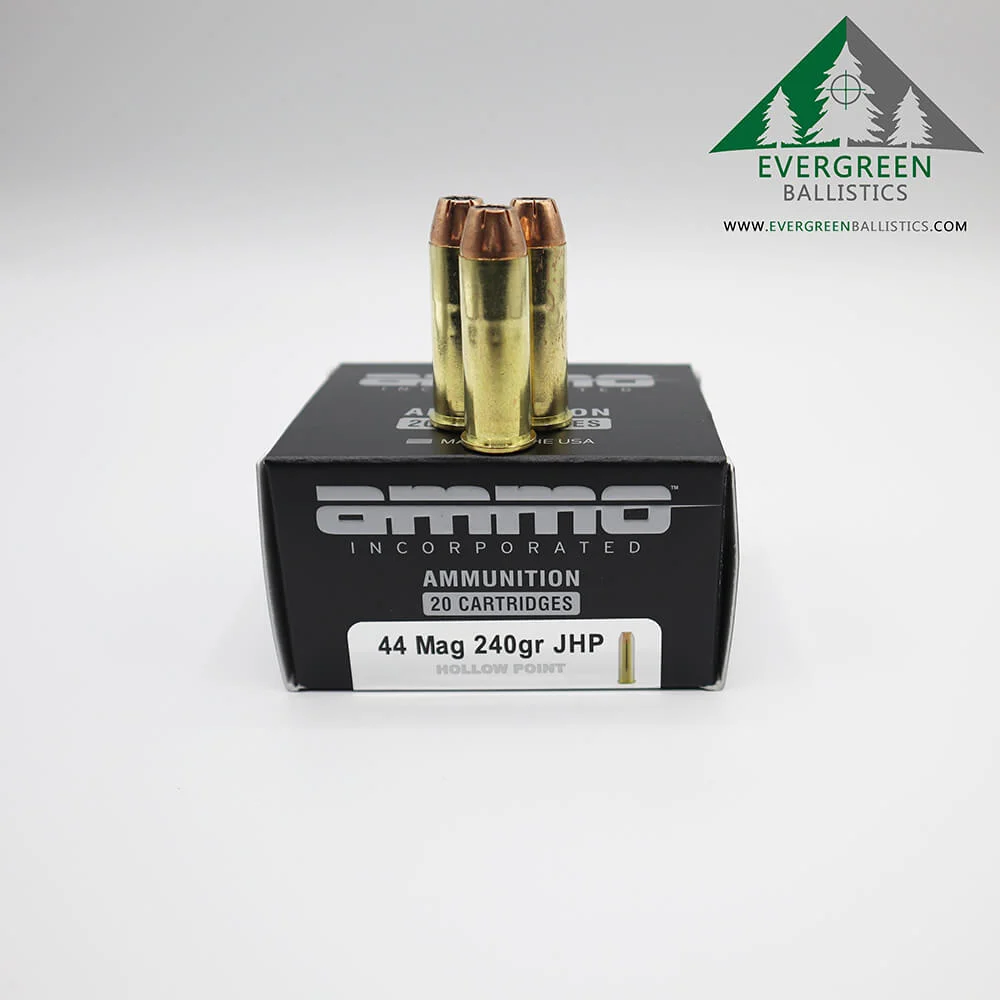 Ammo Inc 44 Mag 240 Gr JHP Ammo